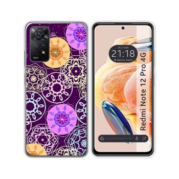 Funda Silicona Xiaomi Redmi Note 12 Pro 4g Diseño Radial Dibujos