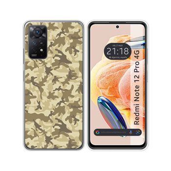 Funda Silicona Xiaomi Redmi Note 12 Pro 4g Diseño Sand Camuflaje Dibujos