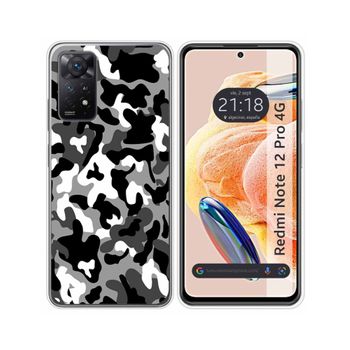 Funda Silicona Xiaomi Redmi Note 12 Pro 4g Diseño Snow Camuflaje Dibujos