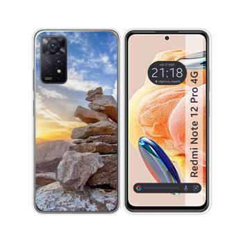 Funda Silicona Xiaomi Redmi Note 12 Pro 4g Diseño Sunset Dibujos