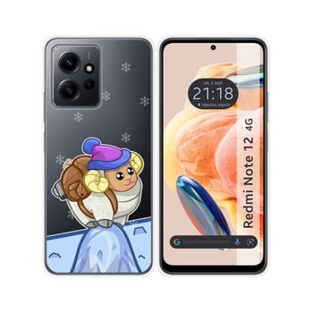 Funda Silicona Transparente Xiaomi Redmi Note 12 4g Diseño Cabra Dibujos