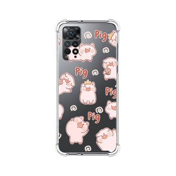 Funda Silicona Antigolpes Xiaomi Redmi Note 12 Pro 4g Diseño Cerdos Dibujos