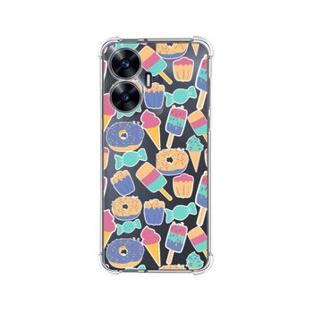 Funda Silicona Antigolpes Realme C55 Diseño Dulces 02 Dibujos