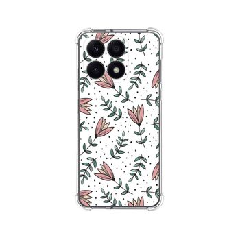 Funda Silicona Antigolpes Huawei Honor X7a Diseño Flores 01 Dibujos