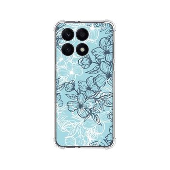 Funda Silicona Antigolpes Huawei Honor X7a Diseño Flores 03 Dibujos