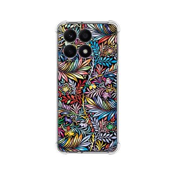 Funda Silicona Antigolpes Huawei Honor X7a Diseño Flores 04 Dibujos