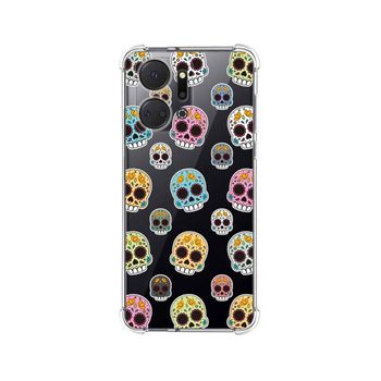 Funda Silicona Antigolpes Huawei Honor X8a Diseño Catrina Dibujos