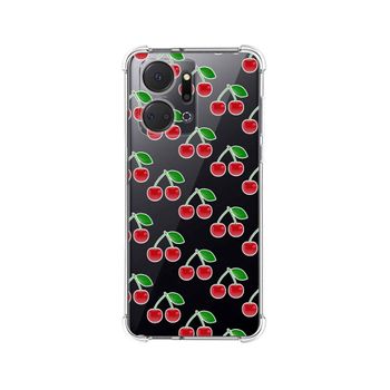 Funda Silicona Antigolpes Huawei Honor X8a Diseño Cerezas Dibujos