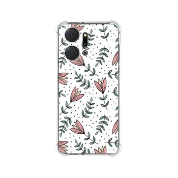 Funda Silicona Antigolpes Huawei Honor X8a Diseño Flores 01 Dibujos