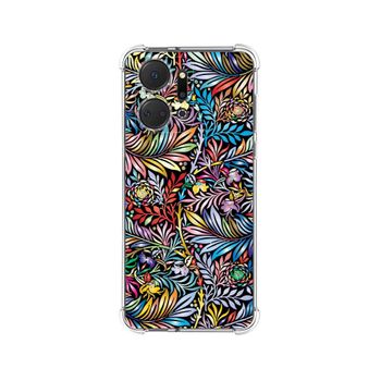 Funda Silicona Antigolpes Huawei Honor X8a Diseño Flores 04 Dibujos