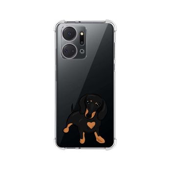 Funda Silicona Antigolpes Huawei Honor X8a Diseño Perros 04 Dibujos