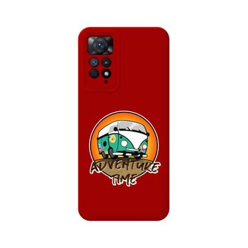 Funda Silicona Líquida Roja Xiaomi Redmi Note 12 Pro 4g Diseño Adventure Dibujos