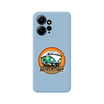 Funda Silicona Líquida Azul Xiaomi Redmi Note 12 4g Diseño Adventure Dibujos