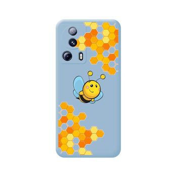 Funda Silicona Líquida Azul Xiaomi 13 Lite 5g Diseño Abeja Dibujos