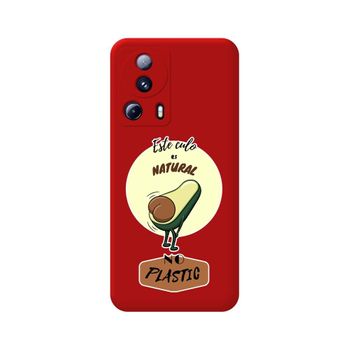 Funda Silicona Líquida Roja Xiaomi 13 Lite 5g Diseño Culo Natural Dibujos