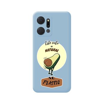 Funda Silicona Líquida Azul Huawei Honor X7a Diseño Culo Natural Dibujos