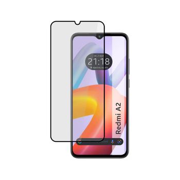 Protector Cristal Templado Completo 5d Full Glue Negro Xiaomi Redmi A2 Vidrio