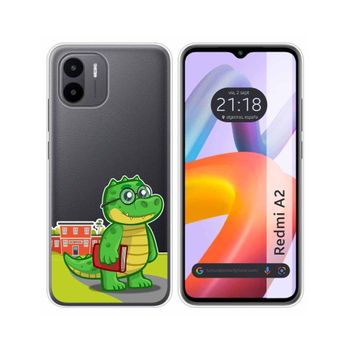 Funda Silicona Transparente Xiaomi Redmi A2 Diseño Coco Dibujos