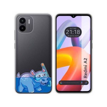 Funda Silicona Transparente Xiaomi Redmi A2 Diseño Hipo Dibujos