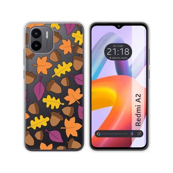 Funda Silicona Transparente Xiaomi Redmi A2 Diseño Otoño Dibujos