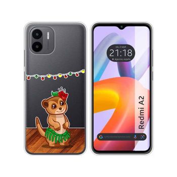 Funda Silicona Transparente Xiaomi Redmi A2 Diseño Suricata Dibujos