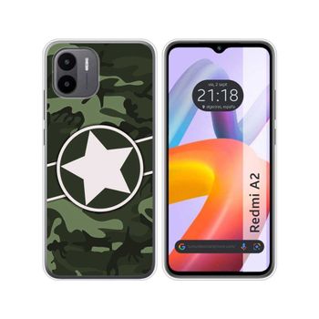 Funda Silicona Xiaomi Redmi A2 Diseño Camuflaje 01 Dibujos