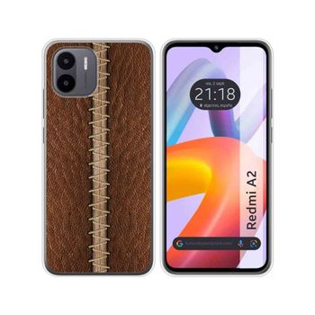 Funda Silicona Xiaomi Redmi A2 Diseño Cuero 01 Dibujos