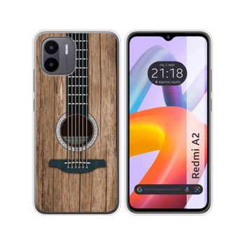 Funda Silicona Xiaomi Redmi A2 Diseño Madera 11 Dibujos