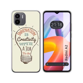 Funda Silicona Xiaomi Redmi A2 Diseño Creativity Dibujos