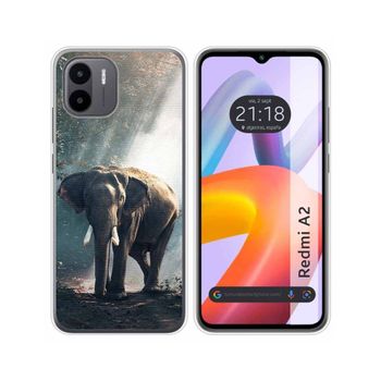 Funda Silicona Xiaomi Redmi A2 Diseño Elefante Dibujos