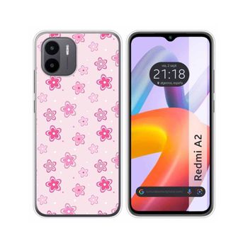 Funda Silicona Xiaomi Redmi A2 Diseño Flores Dibujos