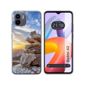 Funda Silicona Xiaomi Redmi A2 Diseño Sunset Dibujos