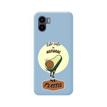 Funda Silicona Líquida Azul Xiaomi Redmi A2 Diseño Culo Natural Dibujos