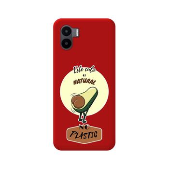 Funda Silicona Líquida Roja Xiaomi Redmi A2 Diseño Culo Natural Dibujos