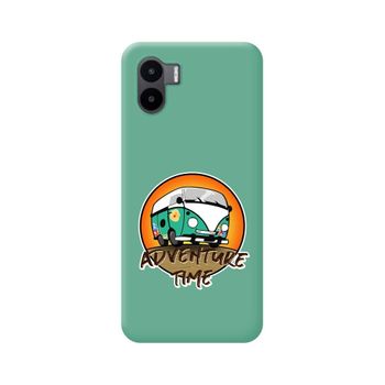 Funda Silicona Líquida Verde Xiaomi Redmi A2 Diseño Adventure Dibujos