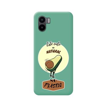 Funda Silicona Líquida Verde Xiaomi Redmi A2 Diseño Culo Natural Dibujos