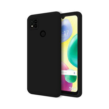 Funda Silicona Líquida Ultra Suave Para Xiaomi Redmi 10a Color Negra