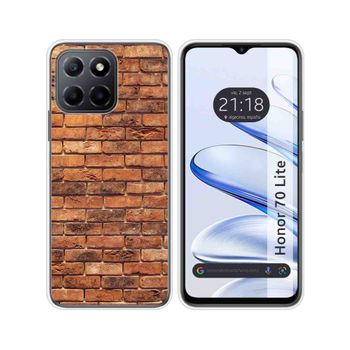 Funda Silicona Para Huawei Honor 70 Lite 5g Diseño Ladrillo 04 Dibujos