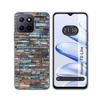 Funda Silicona Para Huawei Honor 70 Lite 5g Diseño Ladrillo 05 Dibujos