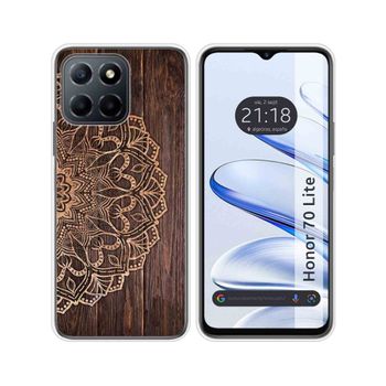 Funda Silicona Para Huawei Honor 70 Lite 5g Diseño Madera 06 Dibujos