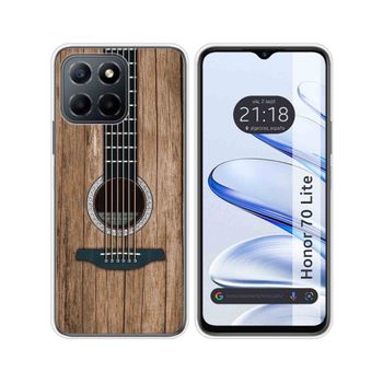 Funda Silicona Para Huawei Honor 70 Lite 5g Diseño Madera 11 Dibujos