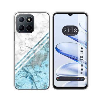 Funda Silicona Para Huawei Honor 70 Lite 5g Diseño Mármol 02 Dibujos