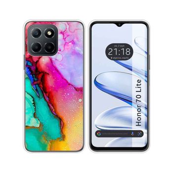 Funda Silicona Para Huawei Honor 70 Lite 5g Diseño Mármol 15 Dibujos