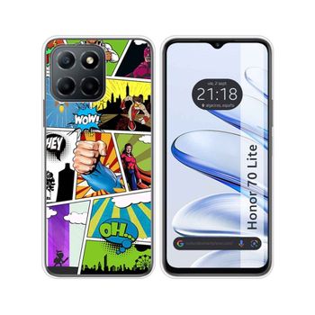 Funda Silicona Para Huawei Honor 70 Lite 5g Diseño Comic Dibujos