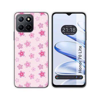 Huawei Honor 70 Lite 5G Funda Gel Tpu Silicona transparente dibujo  Leopardo