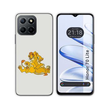 Funda Silicona Para Huawei Honor 70 Lite 5g Diseño Leones Dibujos