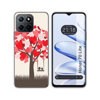 Funda Silicona Para Huawei Honor 70 Lite 5g Diseño Pajaritos Dibujos