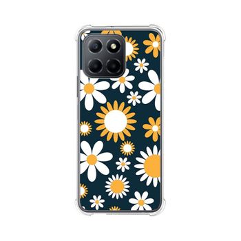 Funda Silicona Antigolpes Para Huawei Honor 70 Lite 5g Diseño Flores 08 Dibujos