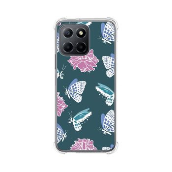 Funda Silicona Antigolpes Para Huawei Honor 70 Lite 5g Diseño Flores 10 Dibujos