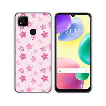 Funda Silicona Para Xiaomi Redmi 10a Diseño Flores Dibujos